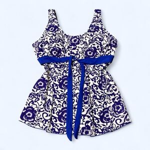 Fairy Floral Babydoll Tank Top by Wantdo!